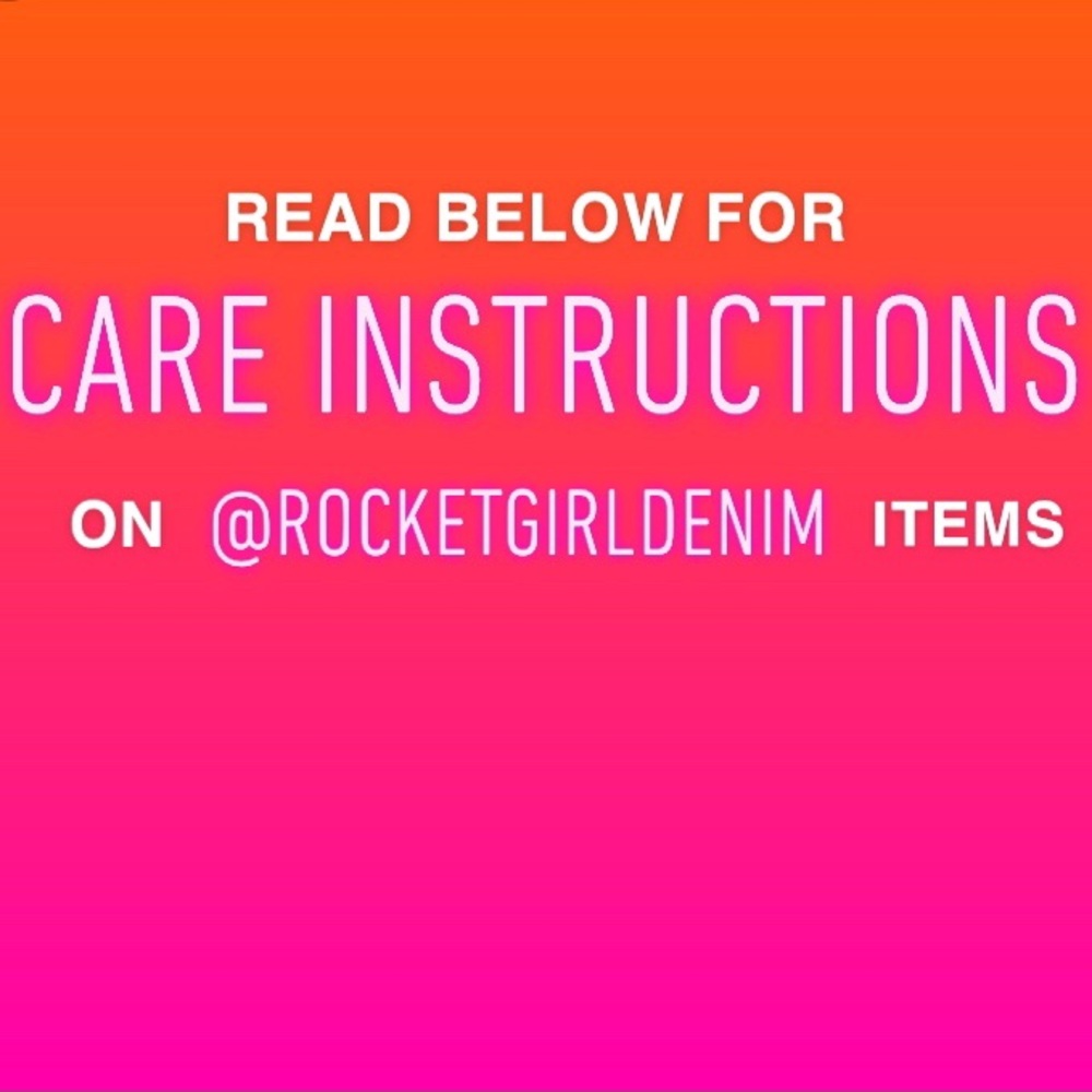 Denim Care Instructions